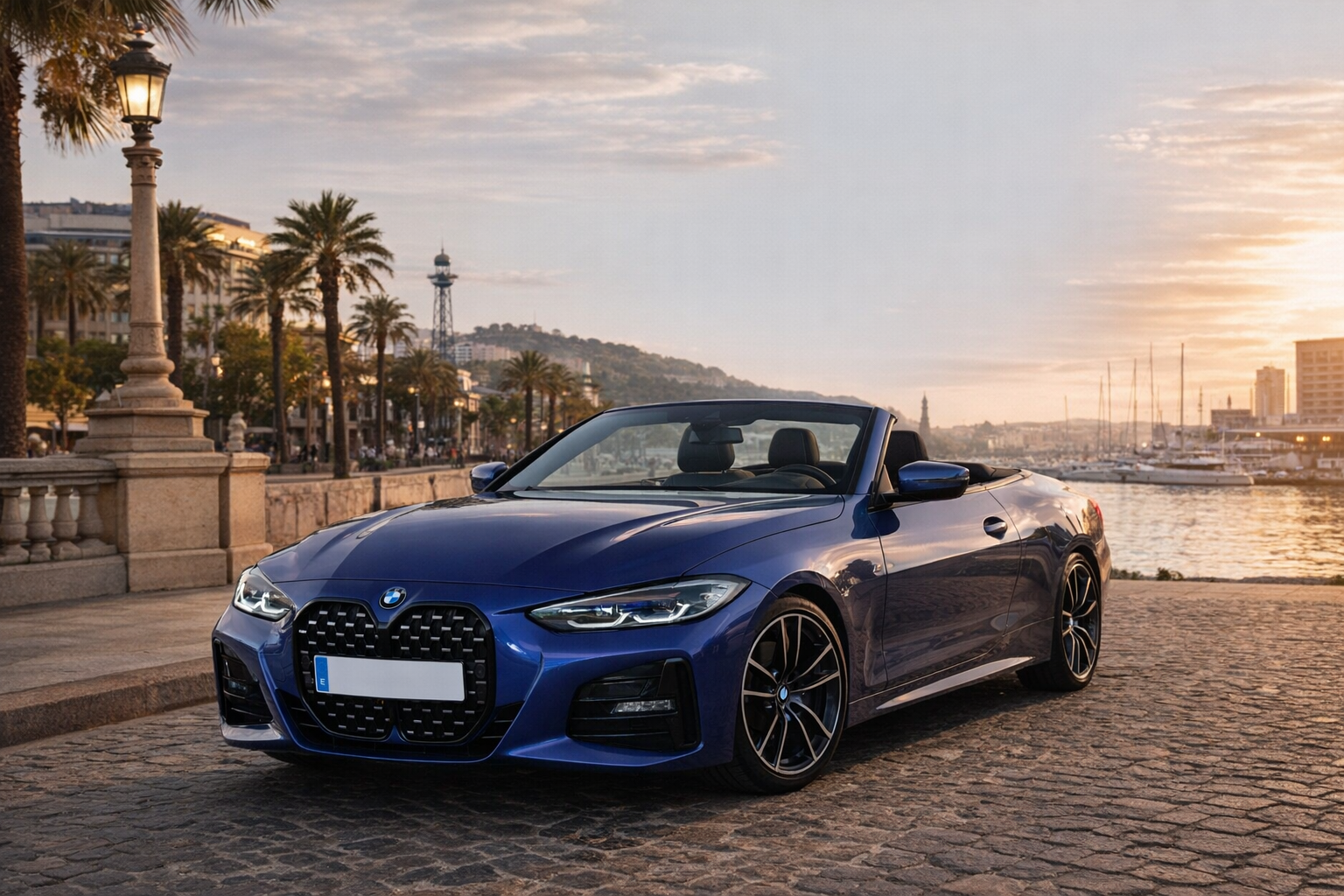 Alquiler de coches de lujo en Barcelona | LC Barcelona descapotable premium en Barcelona BMW Serie 4 para alquiler de coches de lujo