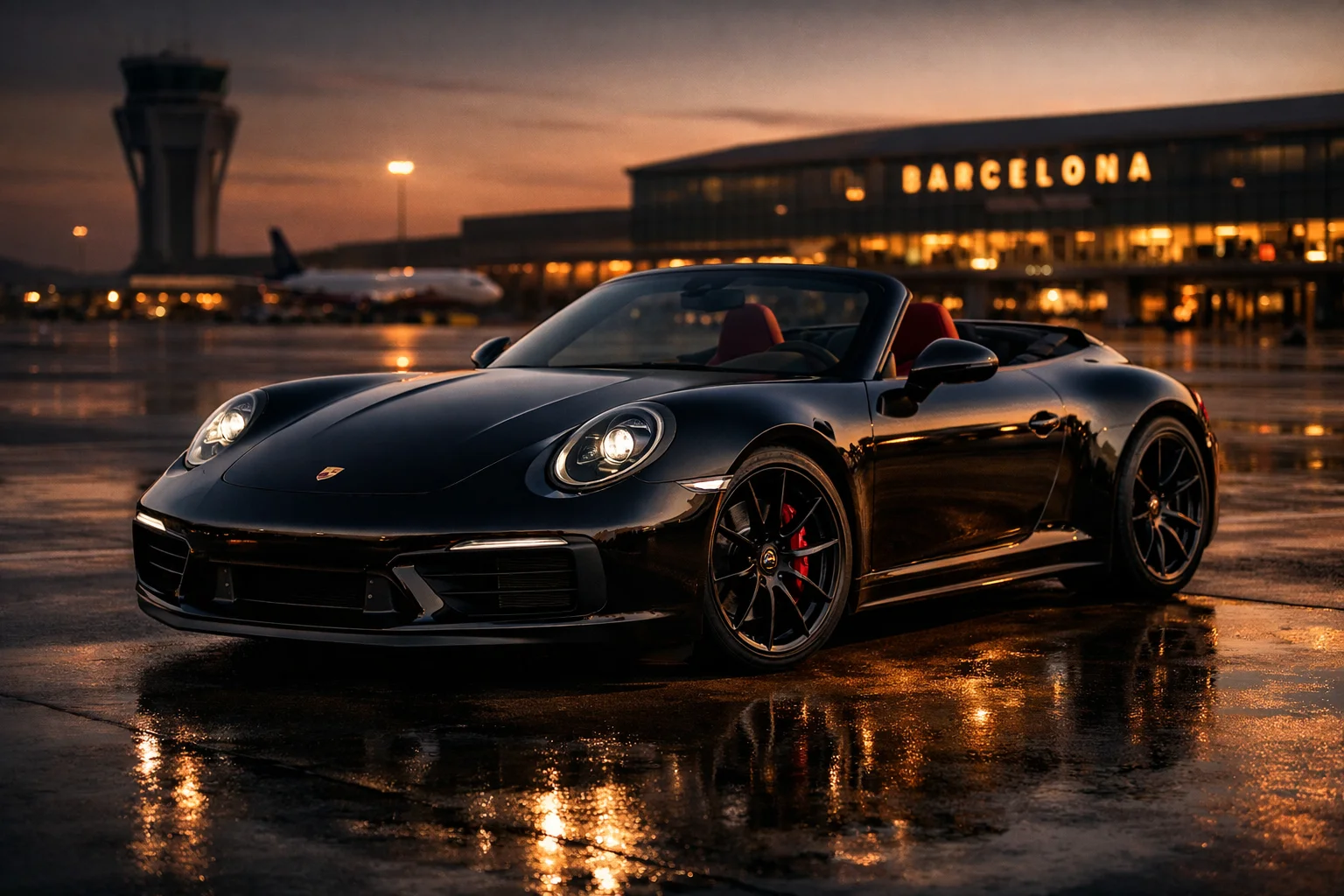Alquiler Coches de Lujo Aeropuerto Barcelona | LC Barcelona Alquiler coches lujo aeropuerto Barcelona El Prat — Porsche entrega privada T1 y T2 sin colas